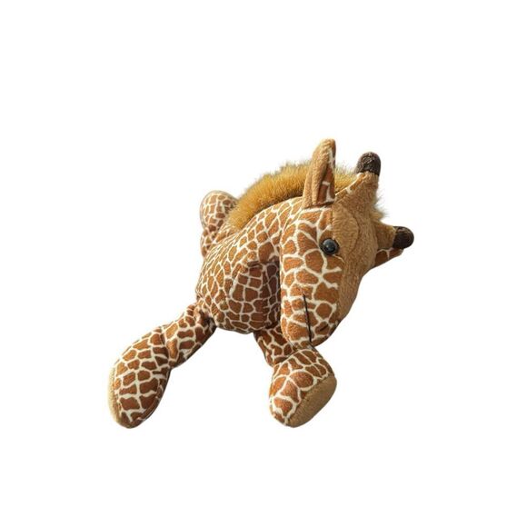 Russ Berrie Gandi Bean Bag Zoo Beanies Soft Giraffe Plush Stuffed Animal Toy 12" - Picture 1 of 10